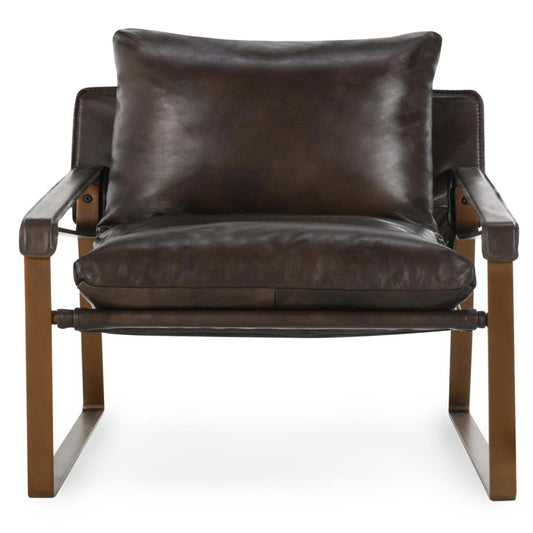 Morgan Leather Chair, Truffle Brown Chairs