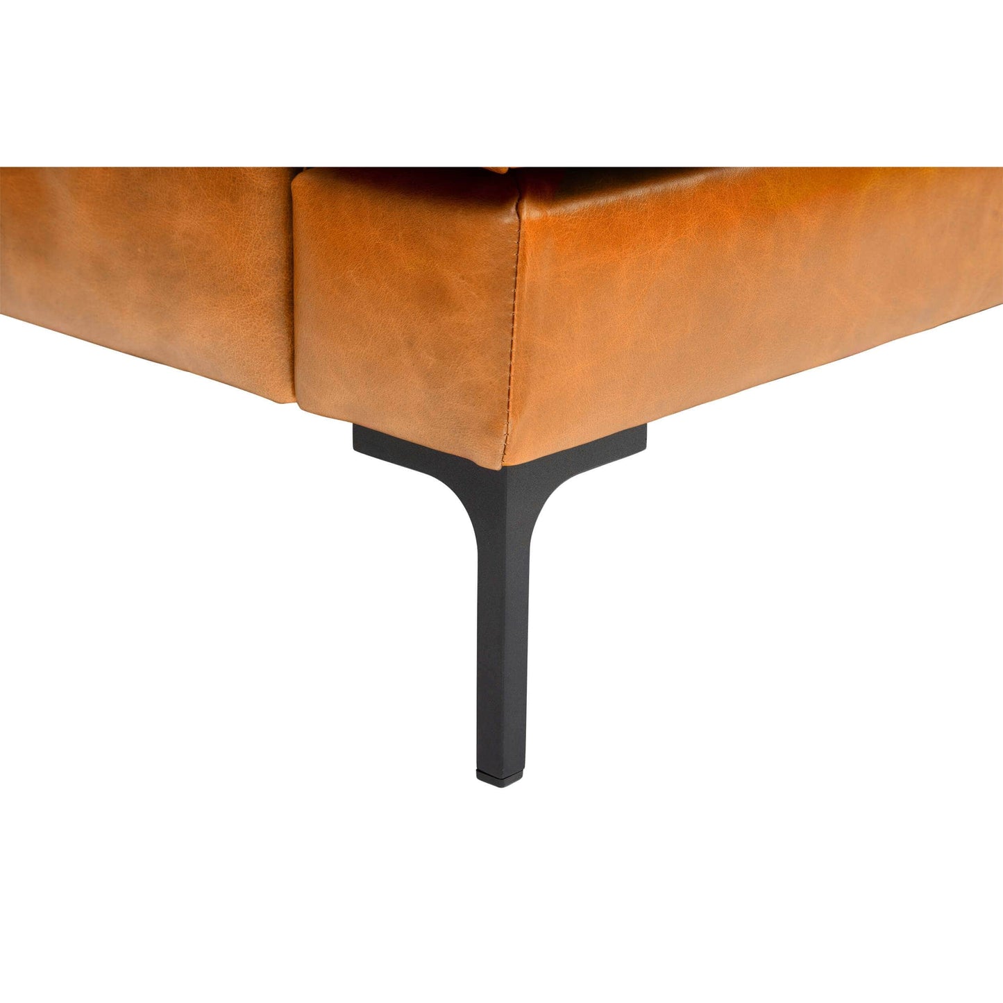 Ansel Leather Sofa, Oil Buffalo Camel Sofas