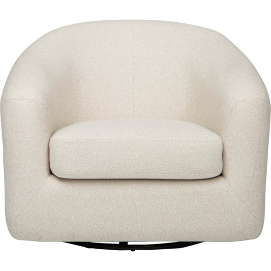 Clemente Swivel Chair, Lila Linen by Becki Owens,Chairs