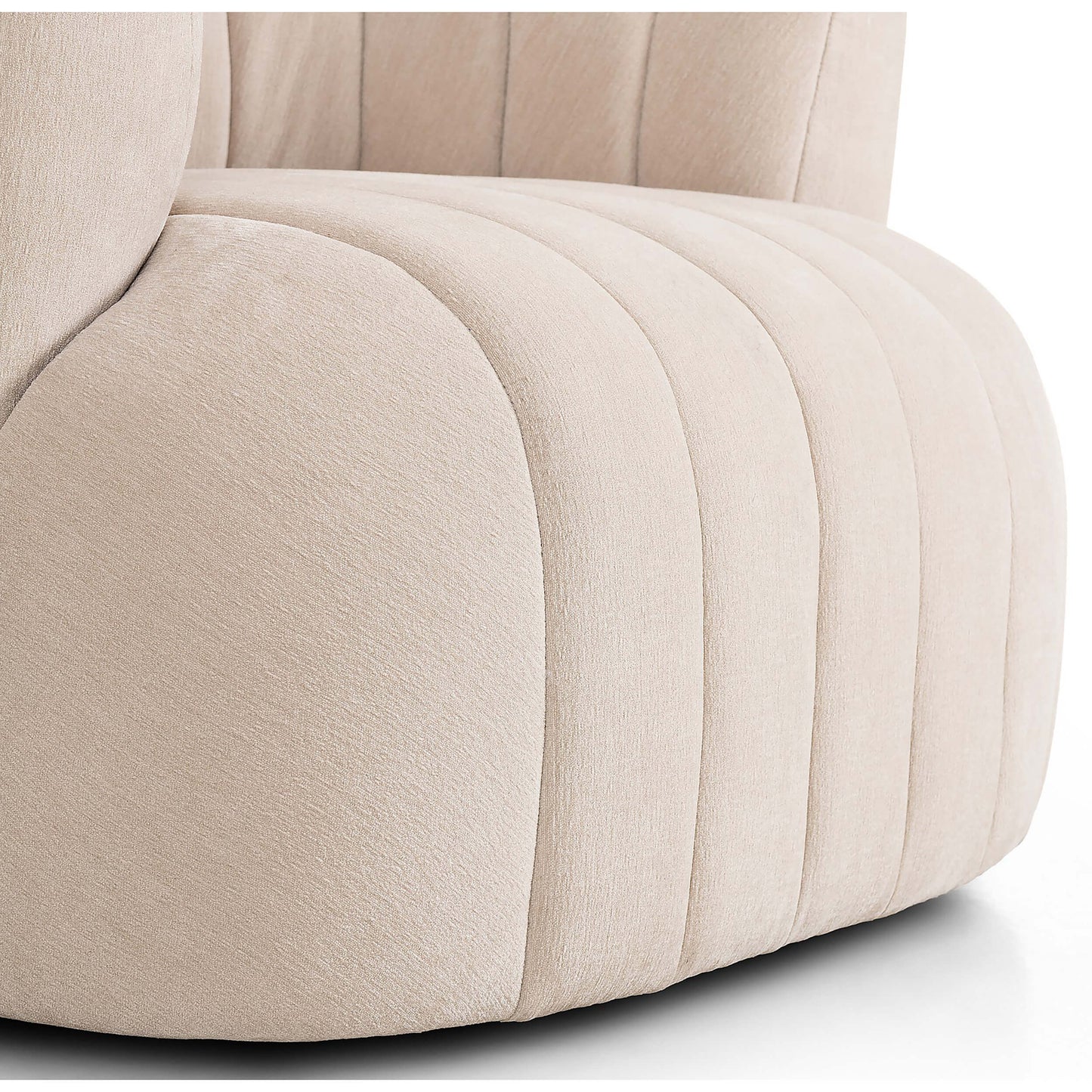 Elliana Swivel Chair, Blamont Cream by Four Hands, Chairs