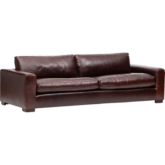 Paul Leather Sofa, Oil Buffalo Chocolate Sofas