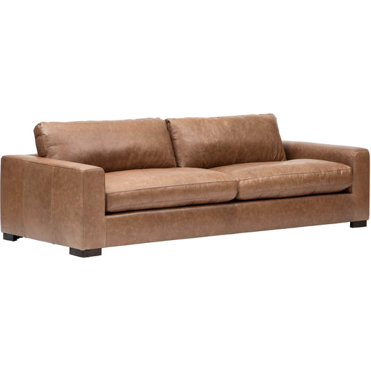 Paul Leather Sofa, Buffalo Saddle Sofas
