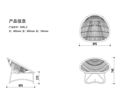 039L leisure recliner(5pcs)
