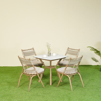 A Set of coffee dining table and chairs