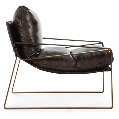 Morgan Leather Chair, Truffle Brown Chairs