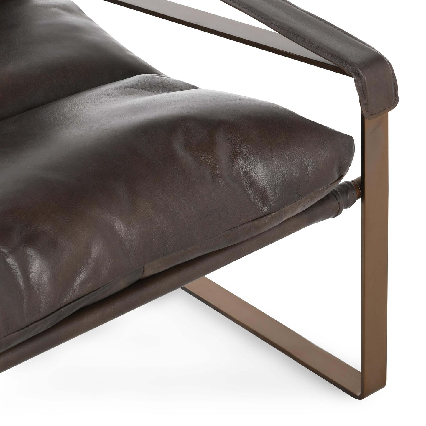 Morgan Leather Chair, Truffle Brown Chairs