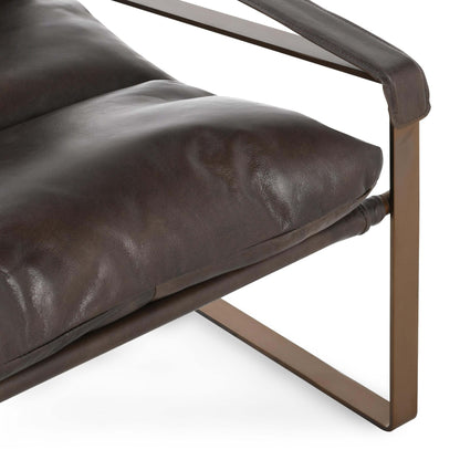 Morgan Leather Chair, Truffle Brown Chairs