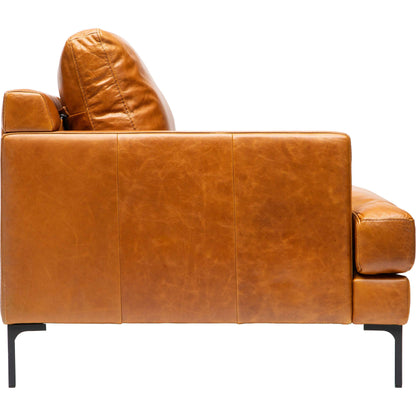 Ansel Leather Sofa, Oil Buffalo Camel Sofas