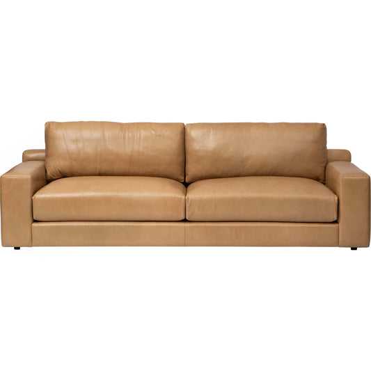 Axel Leather Sofa, Landry Fawn Sofas
