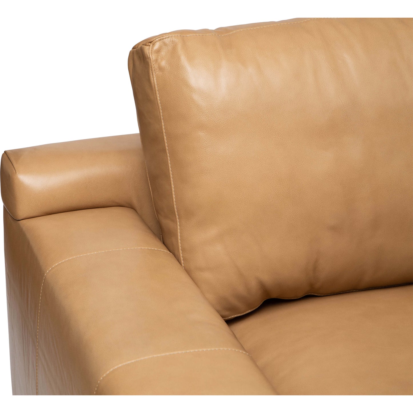 Axel Leather Sofa, Landry Fawn Sofas