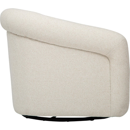 Clemente Swivel Chair, Lila Linen by Becki Owens,Chairs