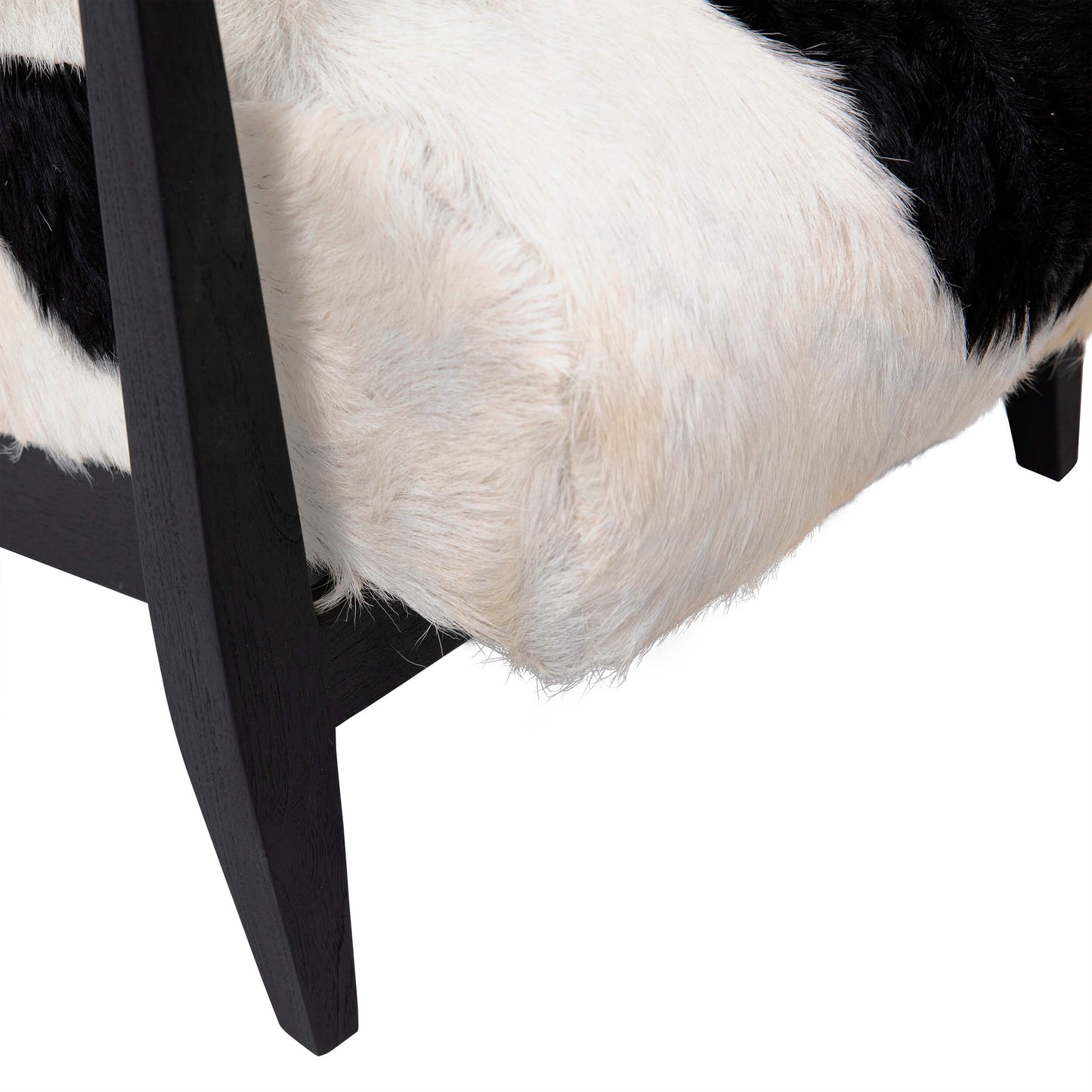 Naela Hide Chair, Black,Chairs