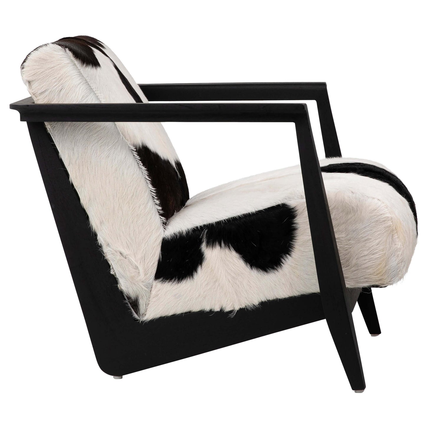 Naela Hide Chair, Black,Chairs