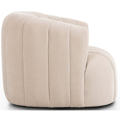 Elliana Swivel Chair, Blamont Cream by Four Hands, Chairs