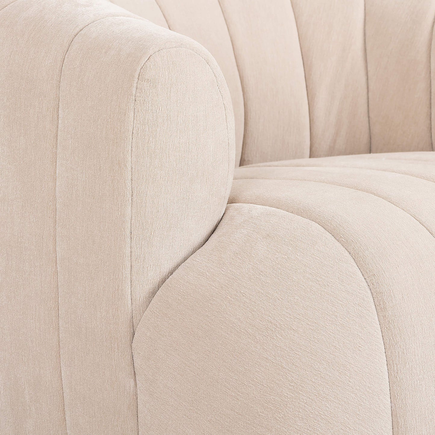 Elliana Swivel Chair, Blamont Cream by Four Hands, Chairs
