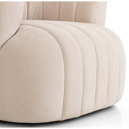 Elliana Swivel Chair, Blamont Cream by Four Hands, Chairs