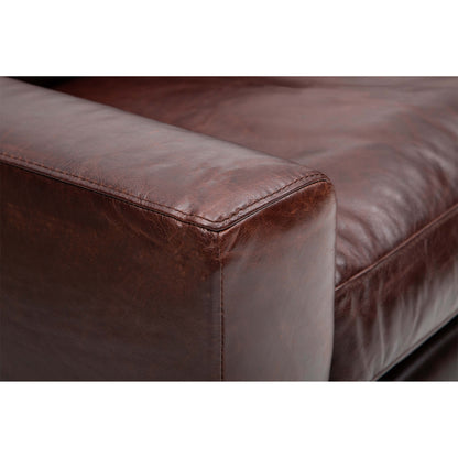 Paul Leather Sofa, Oil Buffalo Chocolate  Sofas