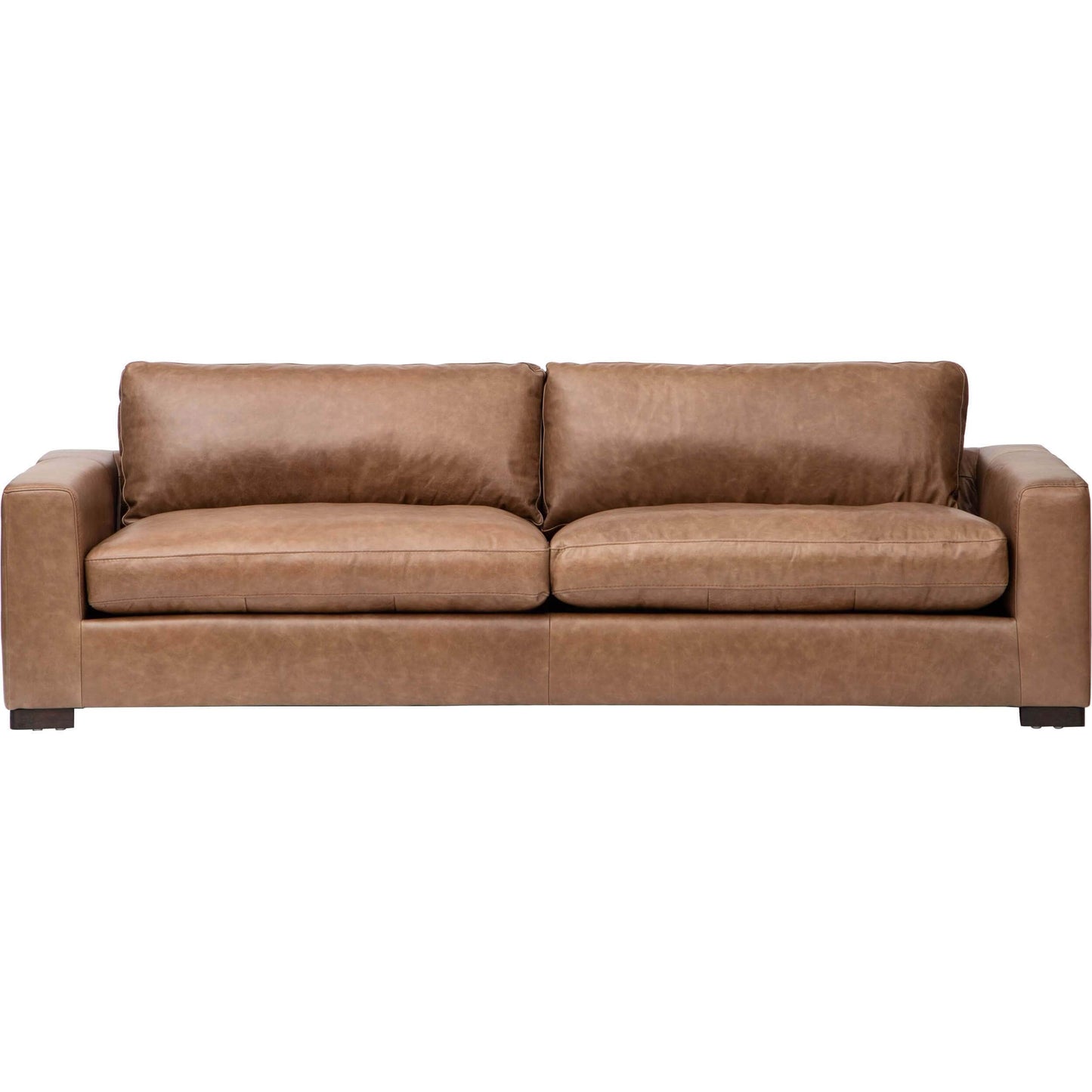 Paul Leather Sofa, Buffalo Saddle  Sofas